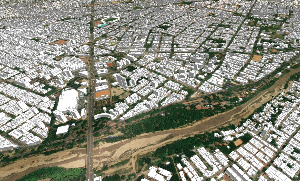 3D-city-model-CUCUTA-COLOMBIA